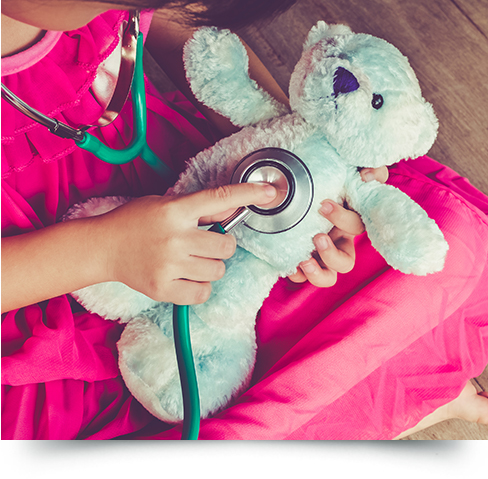 Hračka plyšového medvídka.